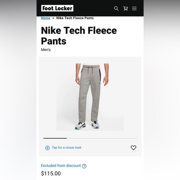 Nike Pants Mens Nike Tech Fleece Sweatpants Size Xs Poshmark